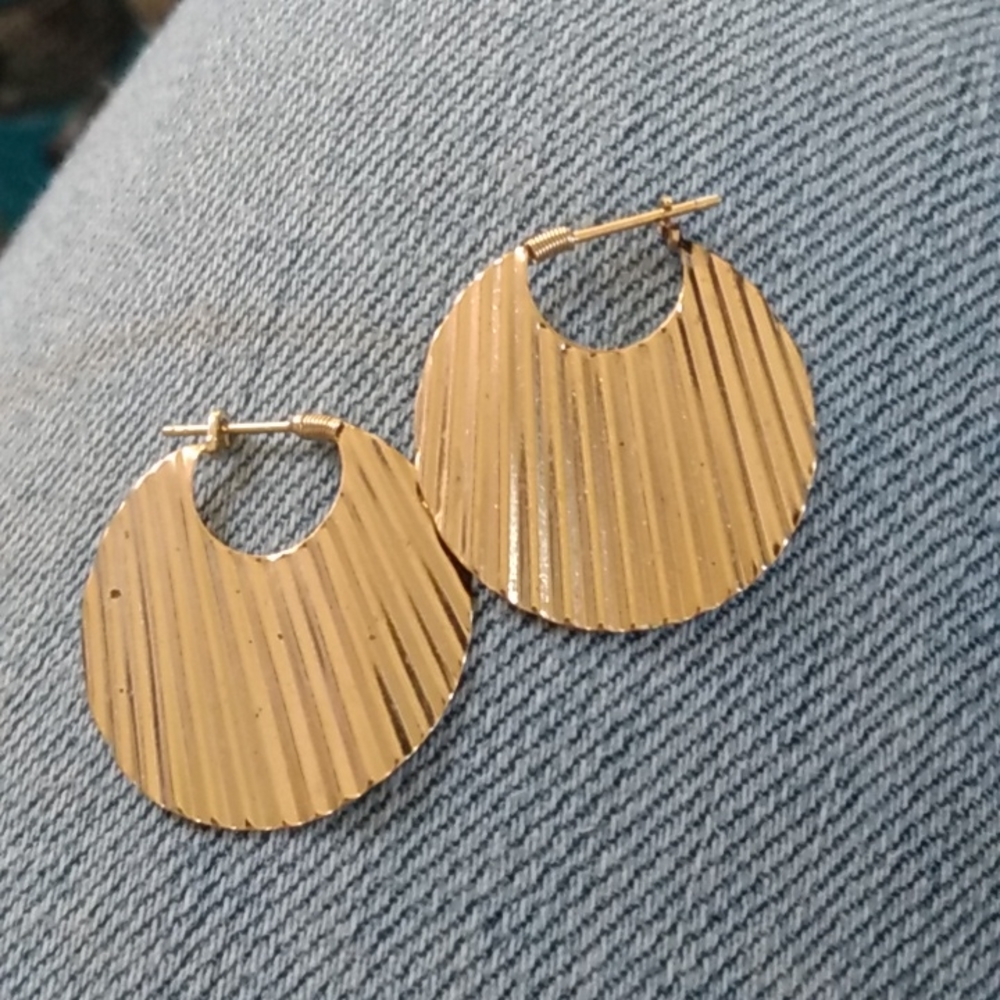 10 KT gold earrings